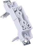 Fuse holder, 1-pole version, cable clamps: M8 screw. PBD 00 Un: 690 V ~ In: 160 A