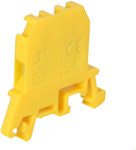 Yellow ZUG-G2.5 threaded terminal block