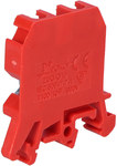 Threaded terminal block ZUG-G10, red