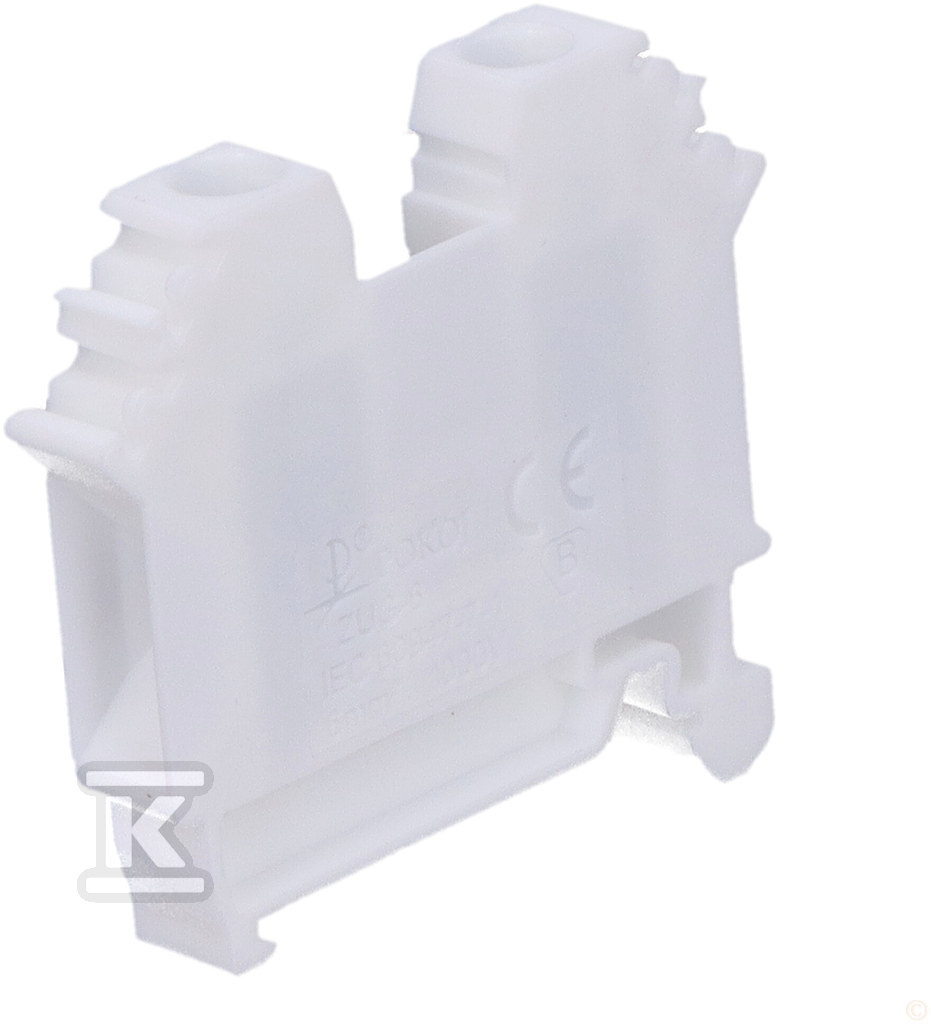 Conector de trecere ZUG-6 alb - A11-A332