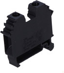 ZUG-10 straight terminal block, black