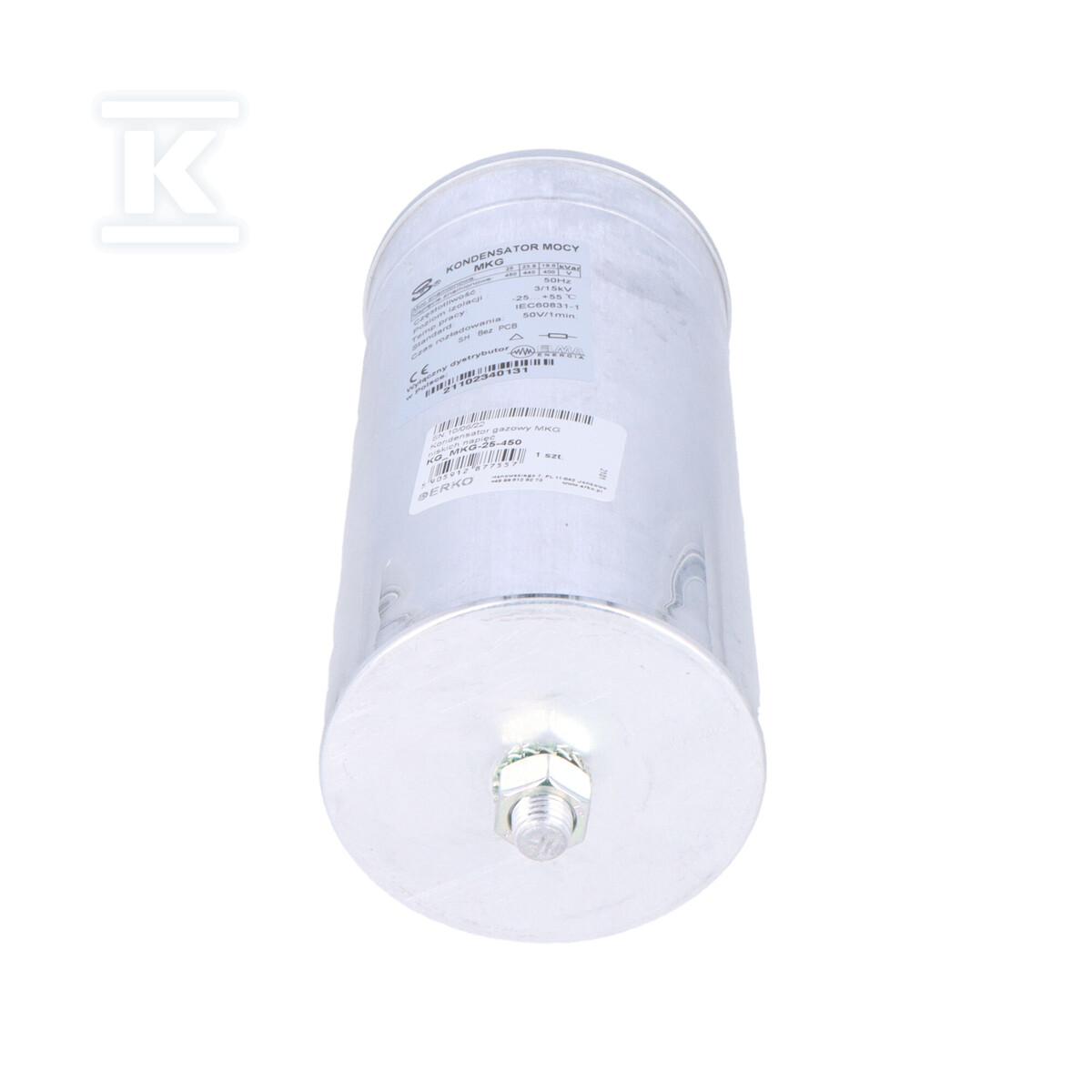 Конденсатор газовий низьковольтний МКГ - KG_MKG-25-450