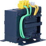 Single-phase transformer TMM 300VA 230/24V IP00 isolation or safety with two-chamber carcass