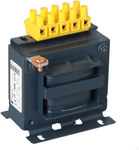 Single-phase transformer TMM 63VA 400/24V IP00 isolation or safety with two-chamber carcass