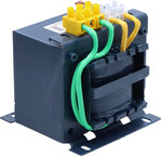 Single-phase transformer TMM 400VA 230/24V IP00 isolation or safety with two-chamber carcass