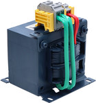 Single-phase transformer TMM 1000VA 230/24V IP00 isolation or safety with two-chamber carcass