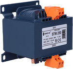 Single-phase transformer STM 250VA 230/24V IP00 isolation or safety with single-chamber carcass