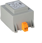 PSZ 100 single-phase transformer 230/ 12V IP30 for DIN TH-35 rail in modular housing with protection