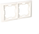 Double frame - universal horizontal and vertical, white, BASIC NEOS