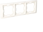 3-way frame - universal horizontal and vertical, white, BASIC NEOS