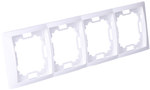 4-way frame - universal horizontal and vertical, white, BASIC NEOS