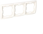 Triple frame BMR3/11 Basic white module