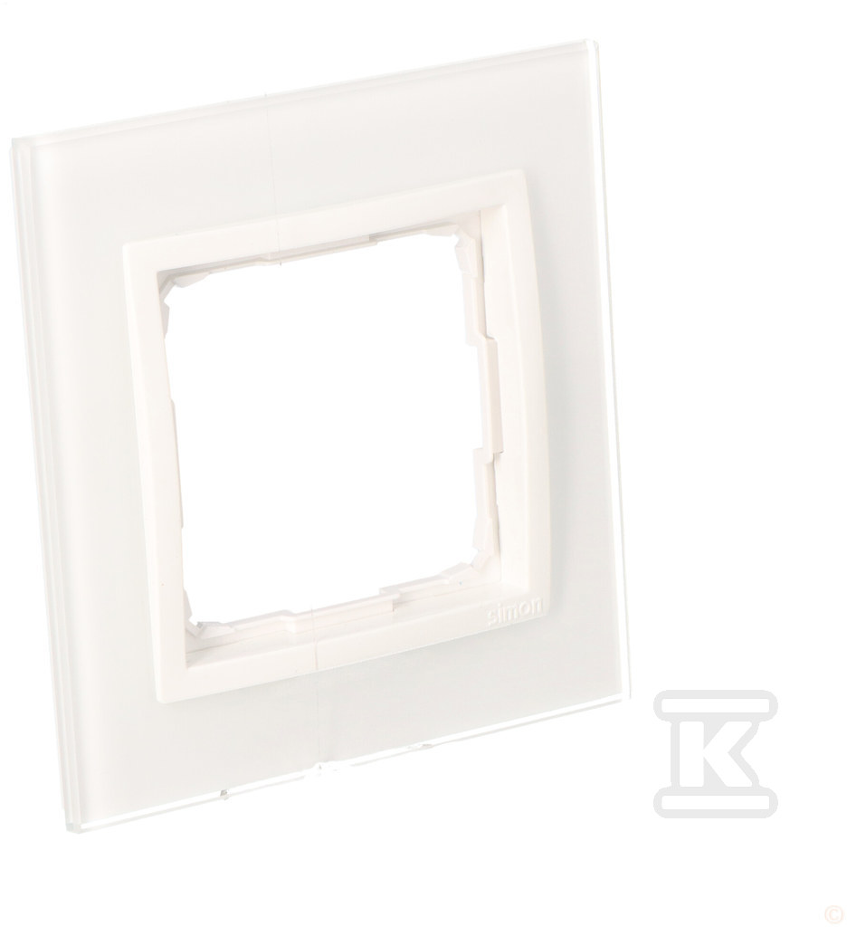 1-way frame Nature-Glass, WHITE PEARL, - DRN1/70