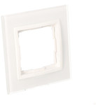 1-way frame Nature-Glass, WHITE PEARL, IP20/IP44' ('IP44 - use DUN1 seal), SIMON54 NATURE