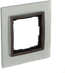 1-way frame Nature-Glass, STORM CLOUD, IP20/IP44' ('IP44 - use DUN1 seal), SIMON54 NATURE