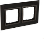 2-way frame Nature-Glass, COOLED LAWA, IP20/IP44' ('IP44 - use DUN2 gaskets), SIMON54 NATURE