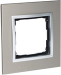 1-way Nature-Metal frame, SATIN SHINE, IP20/IP44' ('IP44 - use DUN1 seal), SIMON54 NATURE