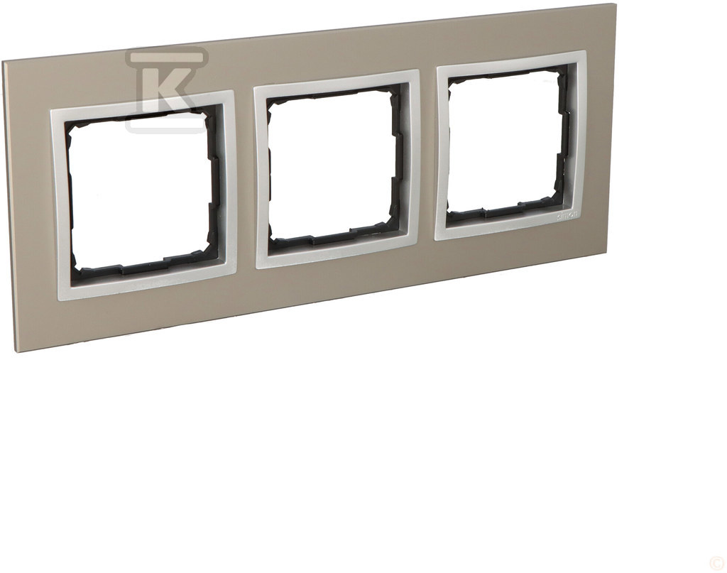 3-way frame Nature-Metal, SATIN SHINE, - DRN3/79