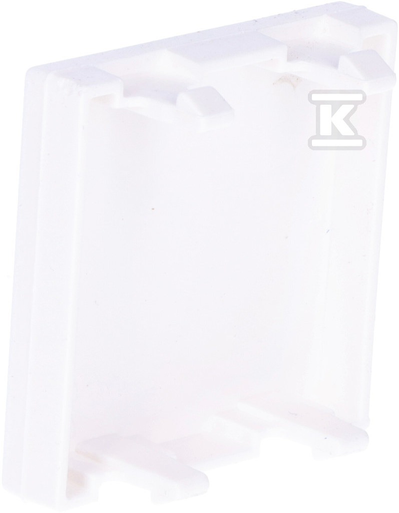 Торцева кришка K45 45x45 мм, біла - K17/9