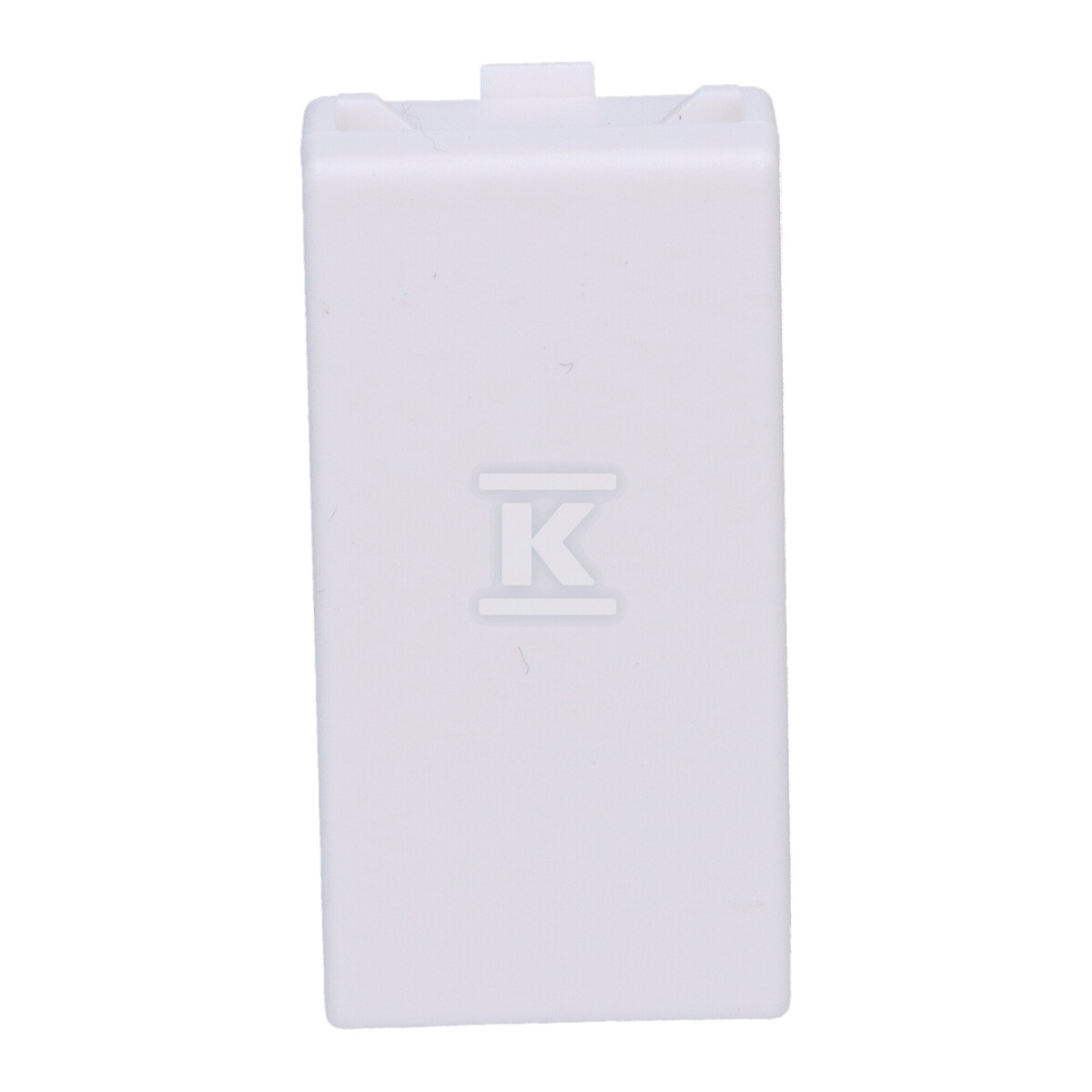 Торцева кришка K45/2 22,5x45 мм, біла - K105/9