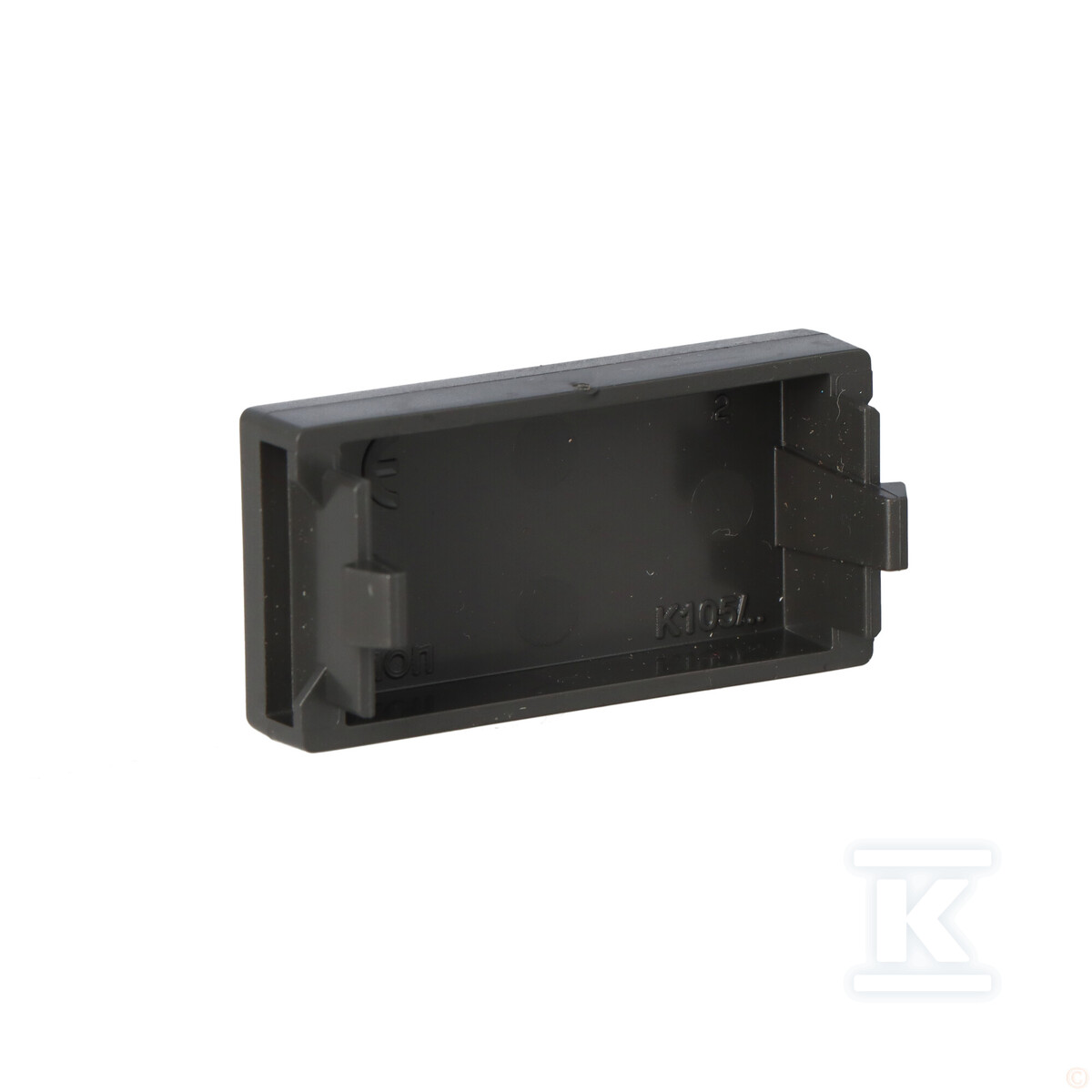 Торцева кришка K45/2 22,5x45мм, графіт - K105/14