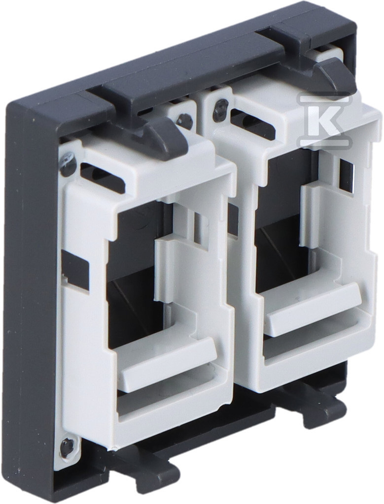 Плата K45, 2х RJ з кришкою, - KB76/14