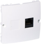 RJ45 single computer socket BMF51.02/11 Basic module white