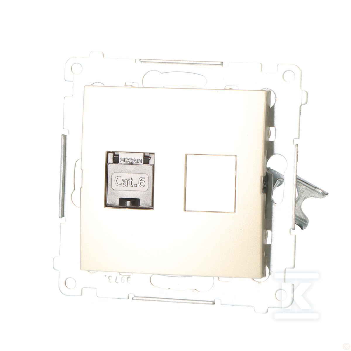 Комп'ютерна одинарна розетка RJ45, - D61.01/44