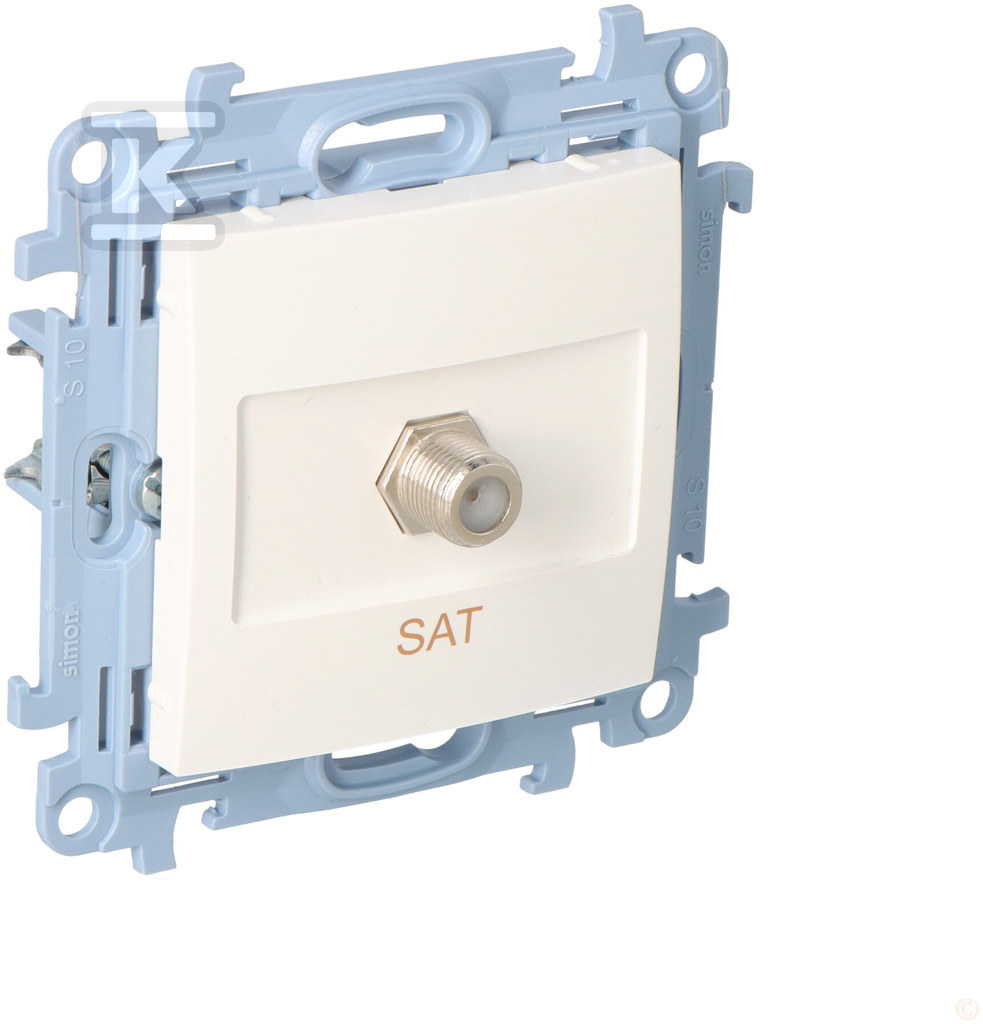 Single "F" type antenna socket - CASF1.01/11