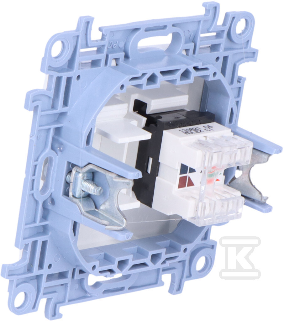 Розетка одинарна комп'ютерна RJ45 - C61.01/11