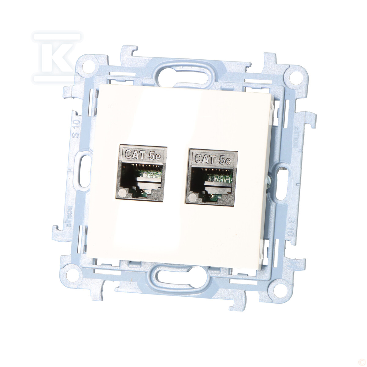 Комп'ютерна подвійна розетка RJ45 - C52.01/11