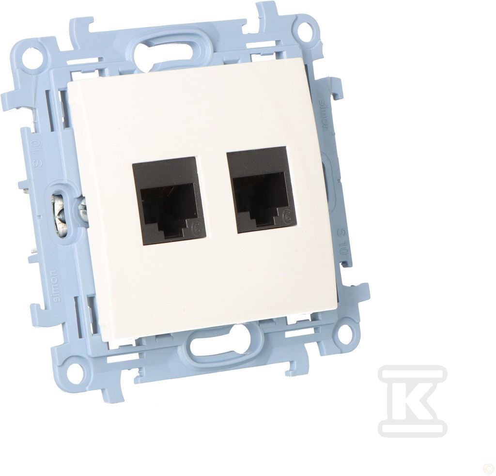 RJ45 double computer socket category 6 - C62.01/11