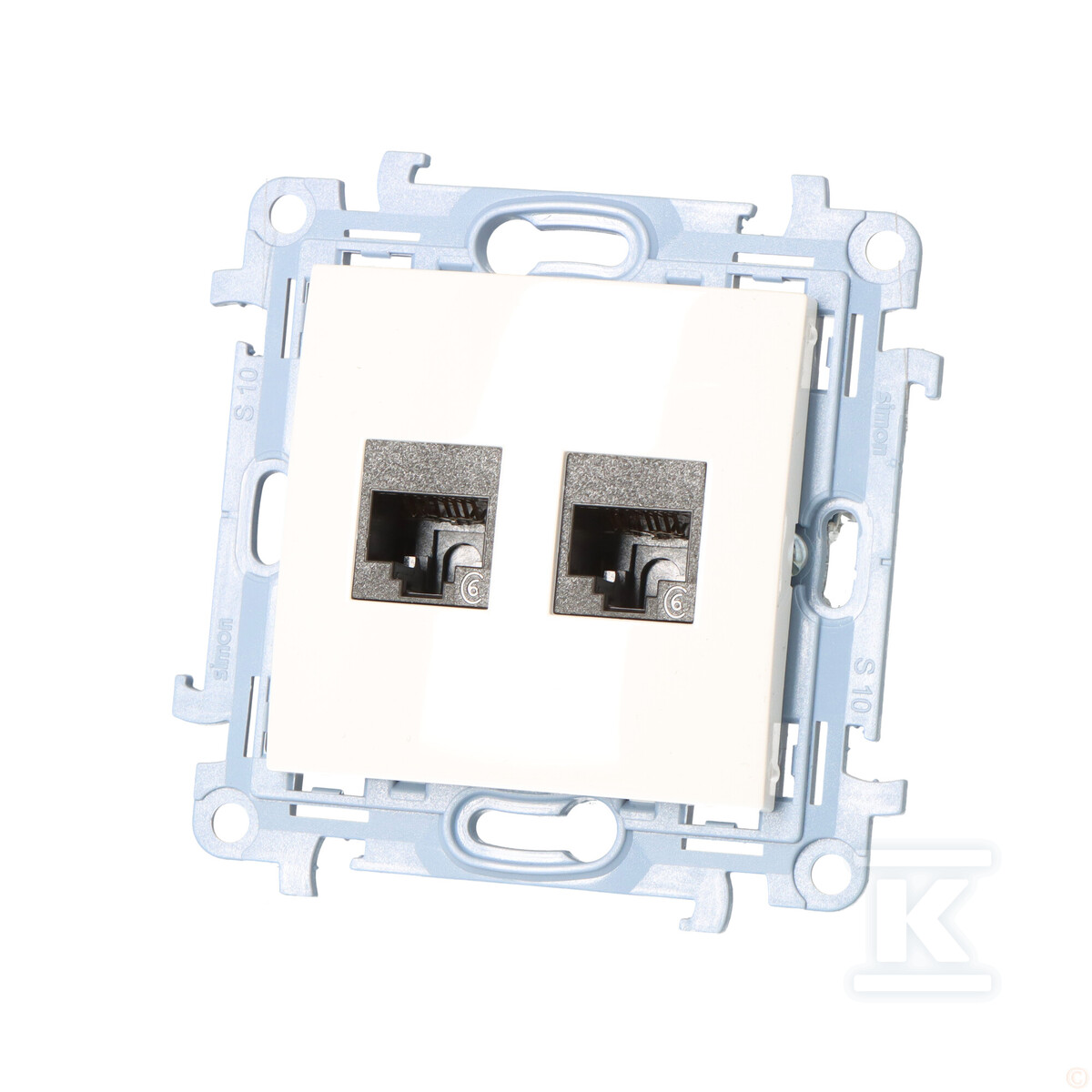 Комп'ютерна подвійна розетка RJ45 - C62.01/11