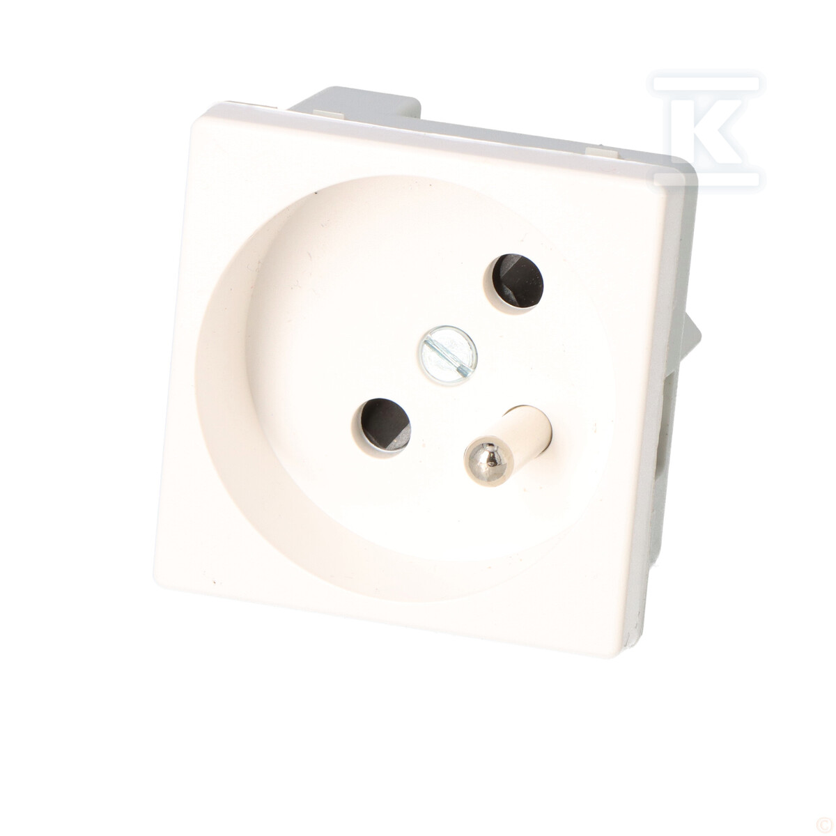 Розетка К45 із заземленням 16A/230V~, - K02/9
