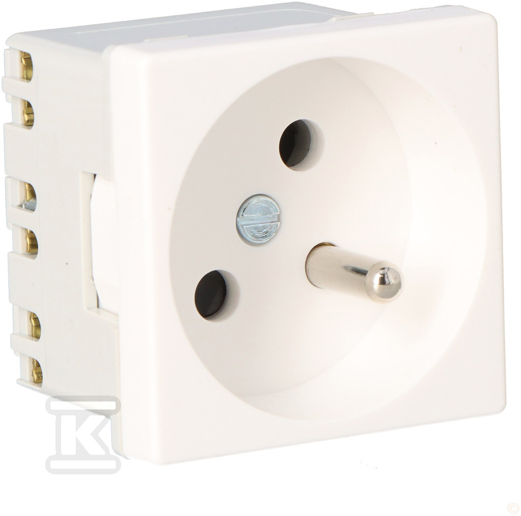 K45 socket with grounding 16A/230V~, - K22/9