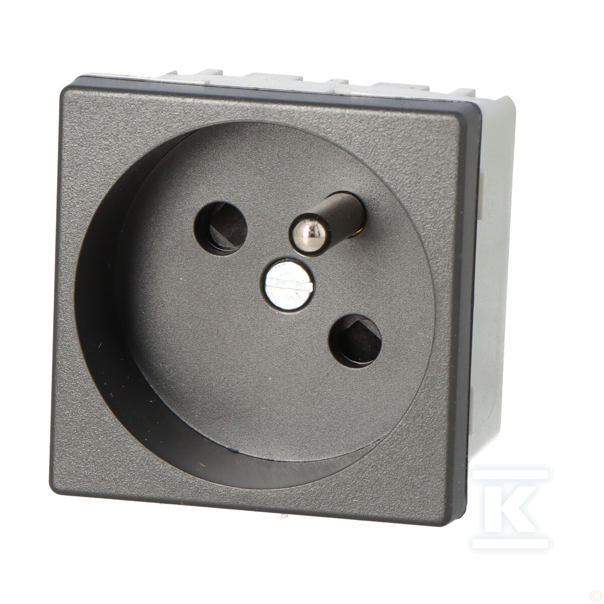 Розетка K45 із заземленням 16A/230V~, - K22/14