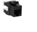 SIMON Connect RJ45 cat 6 UTP aljzat, fekete