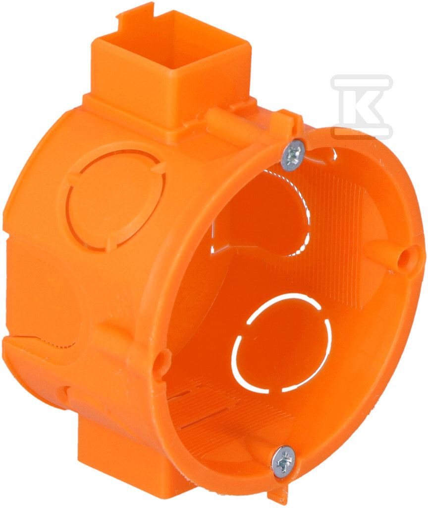 Flush-mounted box, plate, orange, - 33068008