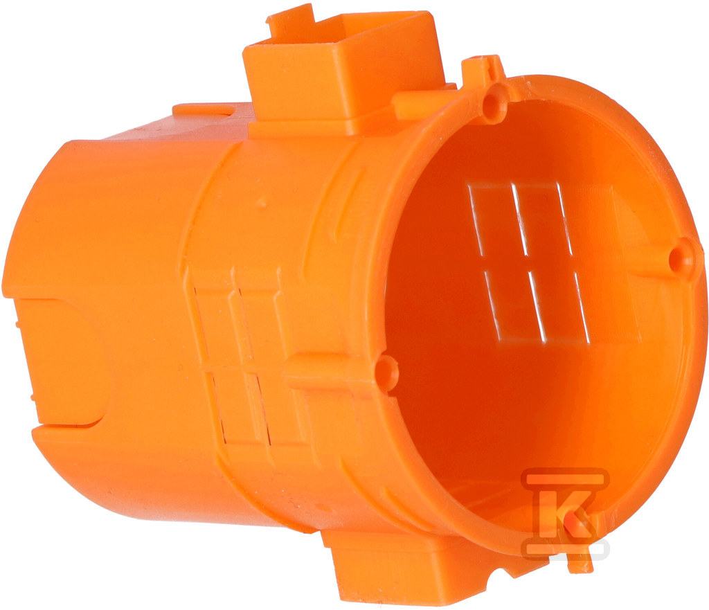 Flush-mounted box, very deep, orange, - 33008008