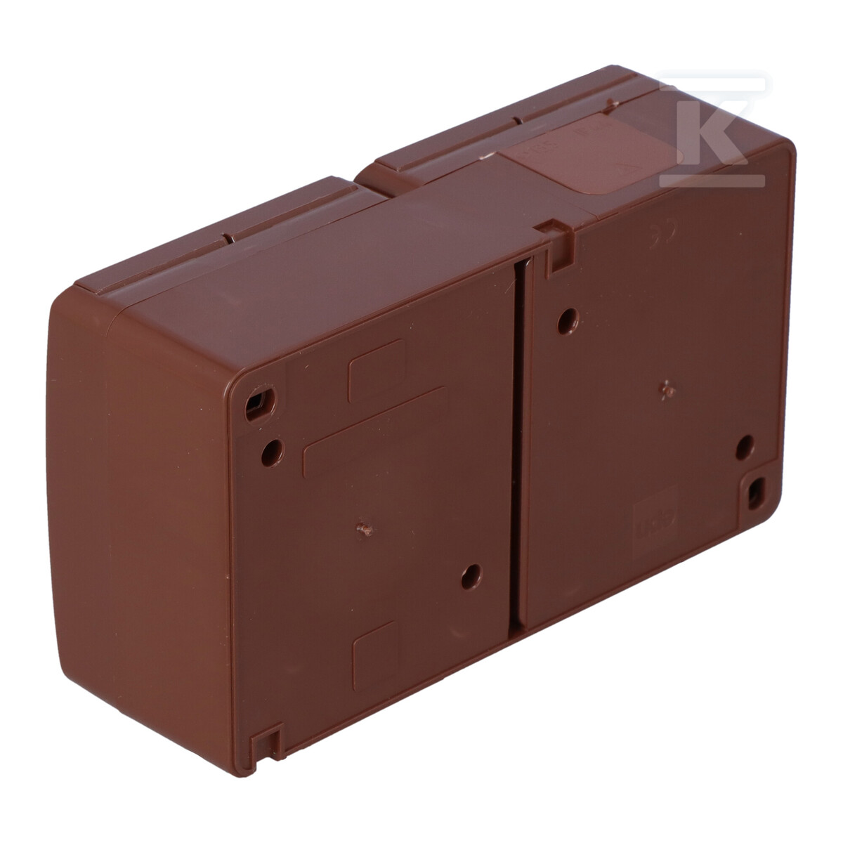 Розетка 2-х контактна, IP44, бронза, - 0322-06