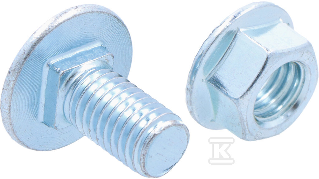 Truss head screw + serrated nut - 651341