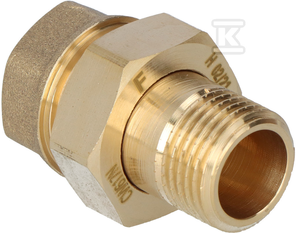 Латунне з'єднання 1/2" пряме з - SGU2