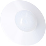 DR-08 PIR 360 motion detector, Un = 230V AC, P = 1000W, ceiling and flush-mounted installation FI60, white