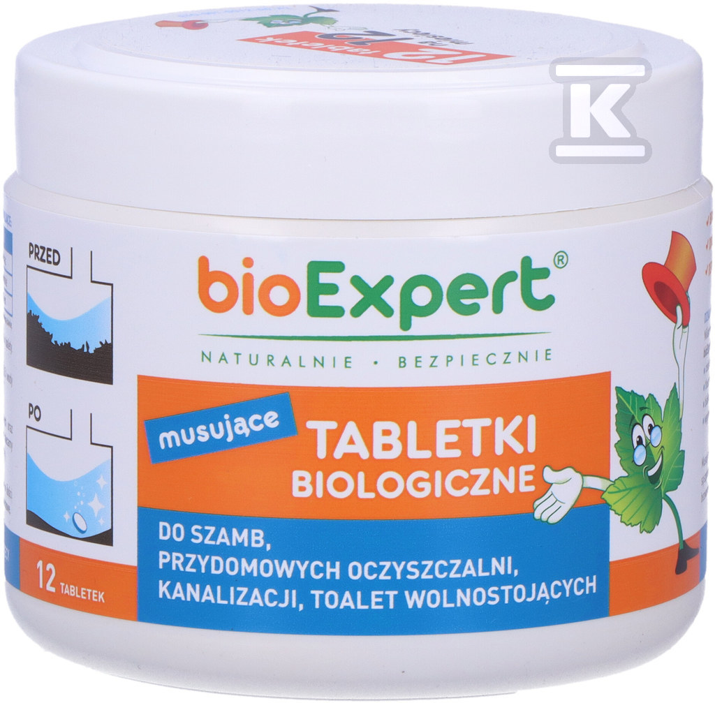 Tabletki biologiczne 12 szt. do szamb i - D3-001-0012-01-PL