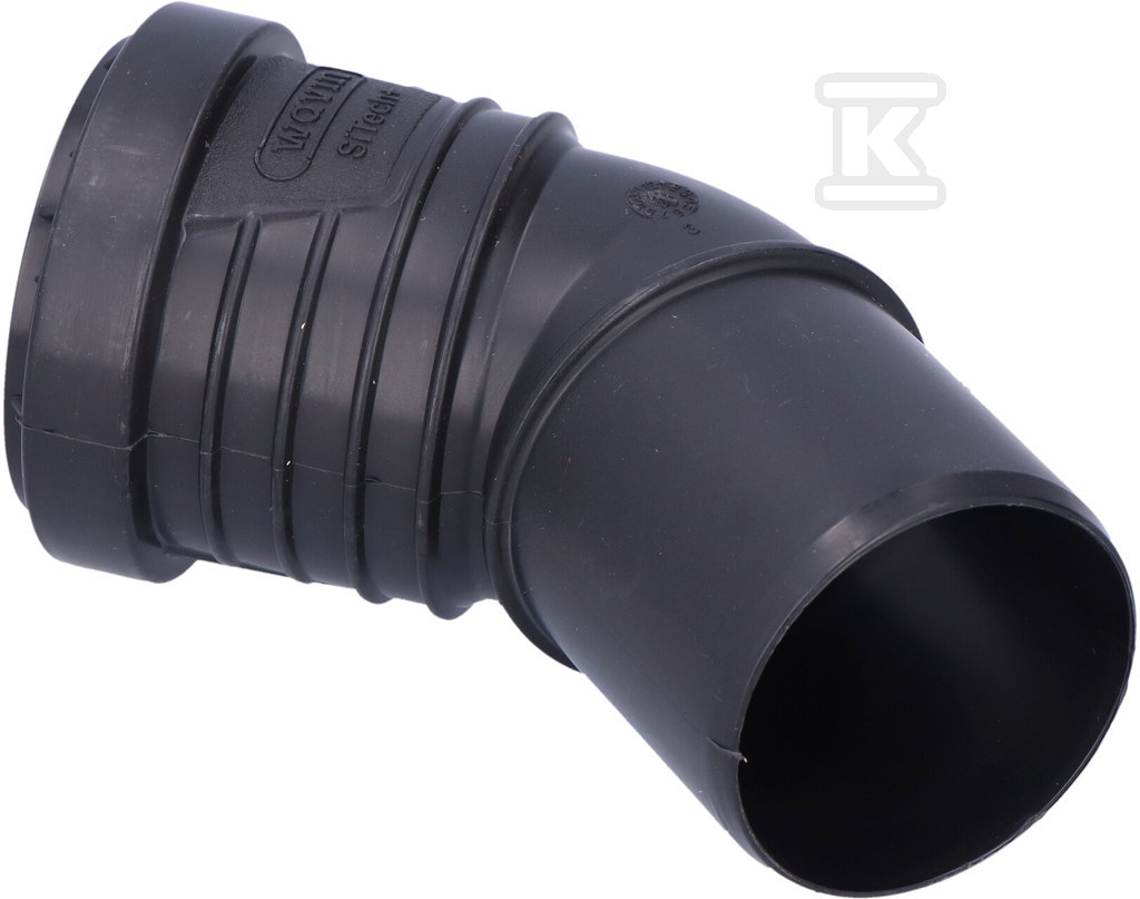Коліно 50/45°, SITECH+ чорний - 3067726