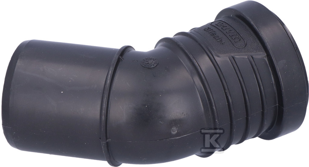 Коліно 50/45°, SITECH+ чорний - 3067726