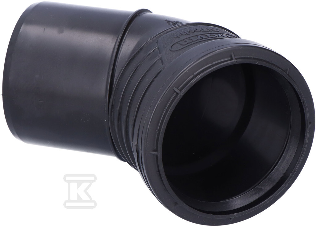 Коліно 75/45°, SITECH+ чорний - 3067727
