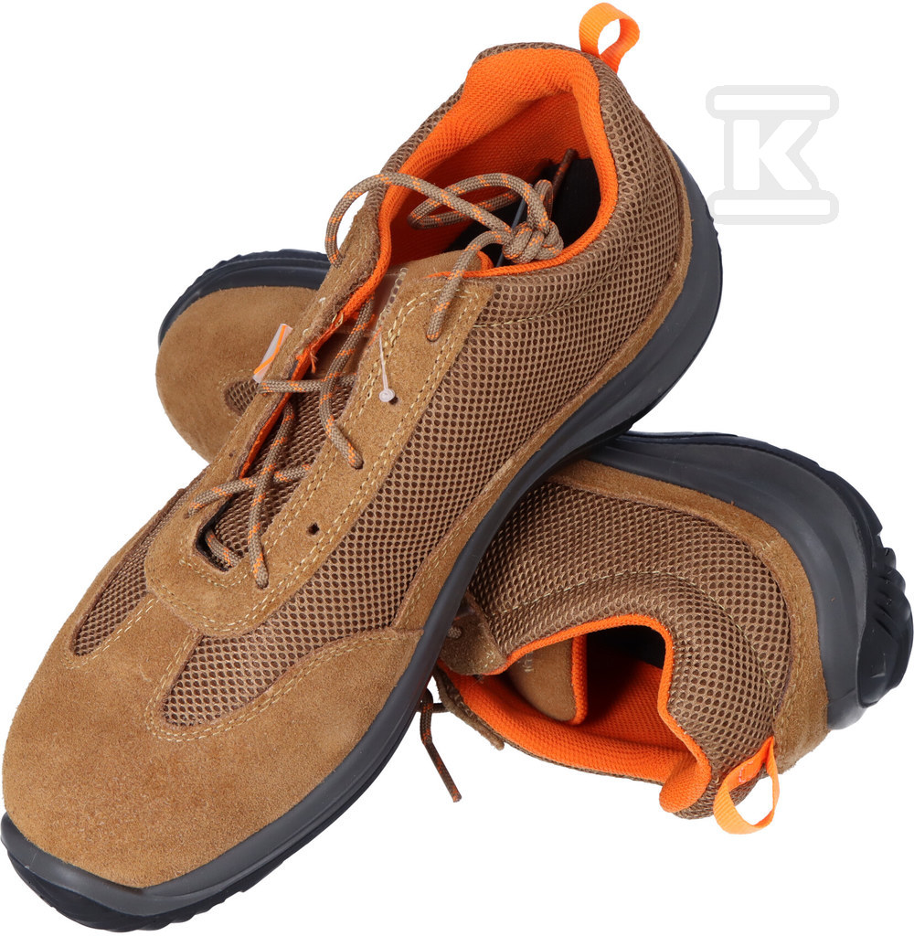 Shoes made of velor split and polyester - ASTISPBE43