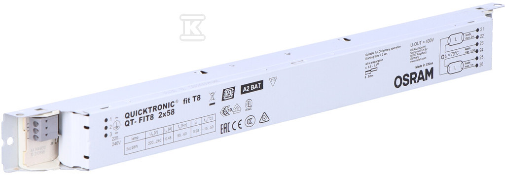 Elektronska prigušnica KT-FIT8 2x58V, - 4008321294289