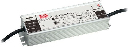 LED power supply HLG-120H-24, 120W 24V - HLG-120H-24